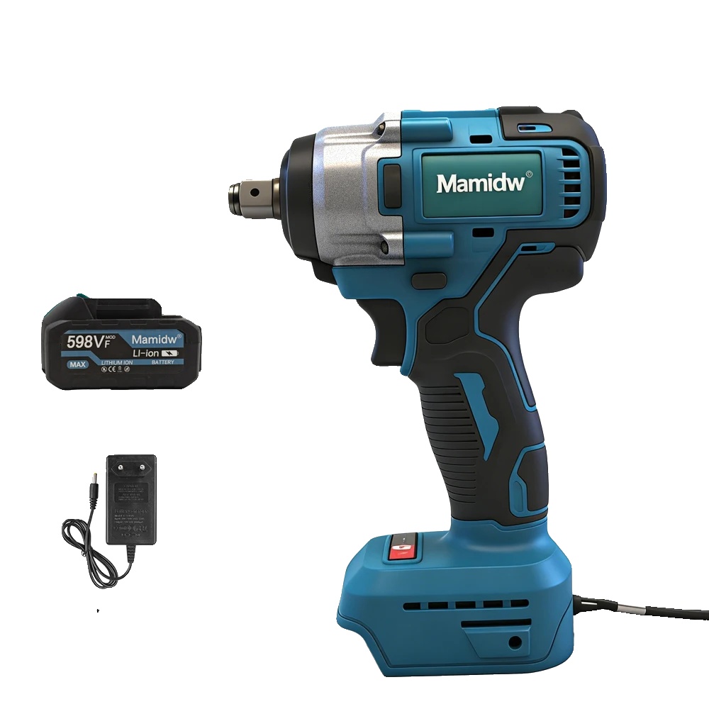 Schlagschrauber, 900n.m Drehmoment, Bürstenloser Motor, 1 Batterien-set