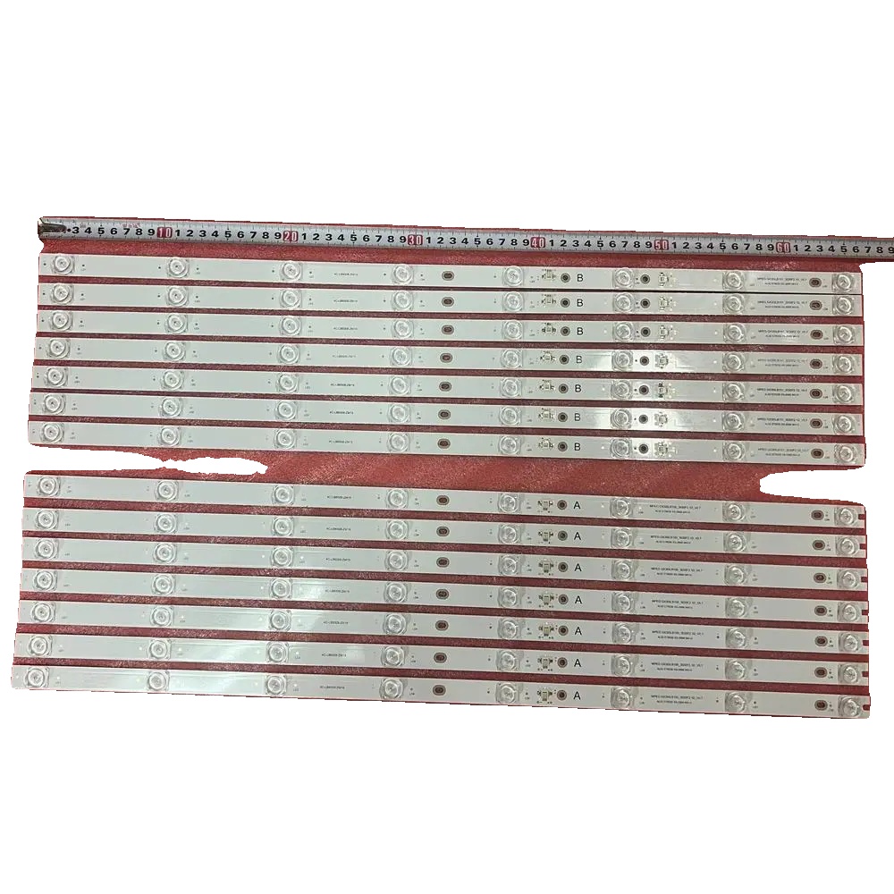 Led-hintergrundbeleuchtungsstreifen, 664mm, Blaues Licht, 8 Leds, Kompatibel Mit Tcl 65c715, Gic65lb101
