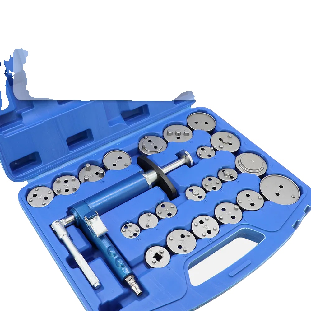 Pneumatisches Bremszangen-rückstellwerkzeug, 23 Teile, 22 Adapter, Universelle Passform, Verstellbares Pneumatisches System, Werkzeuglänge 15 Zoll