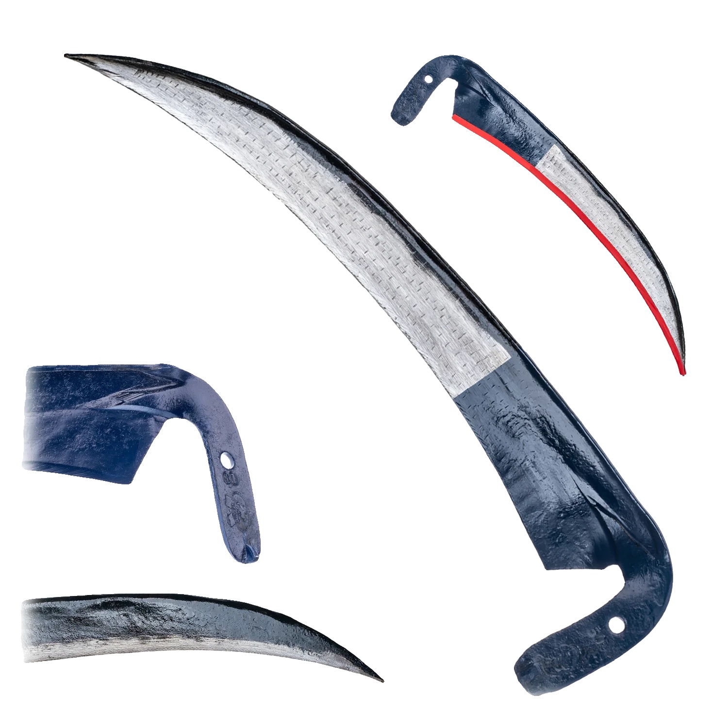 Handhacke, Metallkonstruktion, 50 Cm Länge, Präzise Konturierte Klinge, Leichtes Design, Ergonomischer Griff