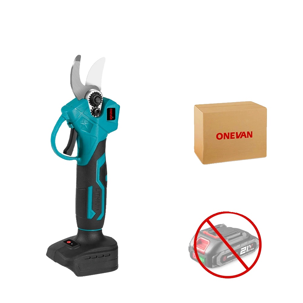 Elektrische Baumschneider, Bürstenloser Motor, Kabelloses Design, Blau - Keine Batterie