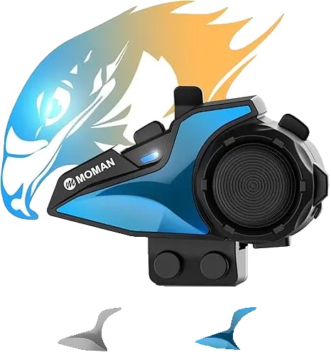 Motorradhelm-intercom, Dual-chip-technologie, Hi-fi-sound, 1 Pack
