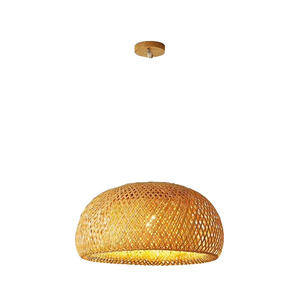 Pendelleuchte, Handgewebtes Design, E27-fassung, Keine Glühbirne-a, 45cm