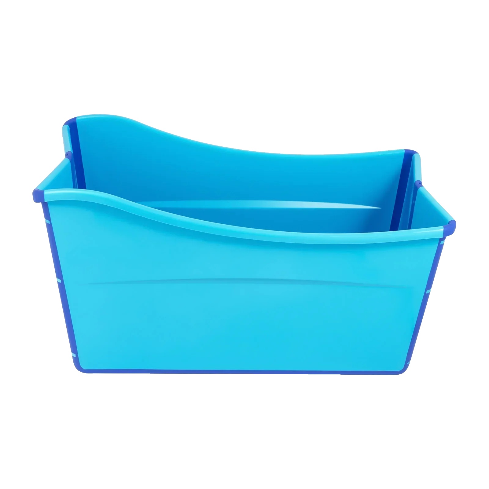 Badewanne, Platzsparendes Design, Langlebige Und Sichere Materialien, Blau