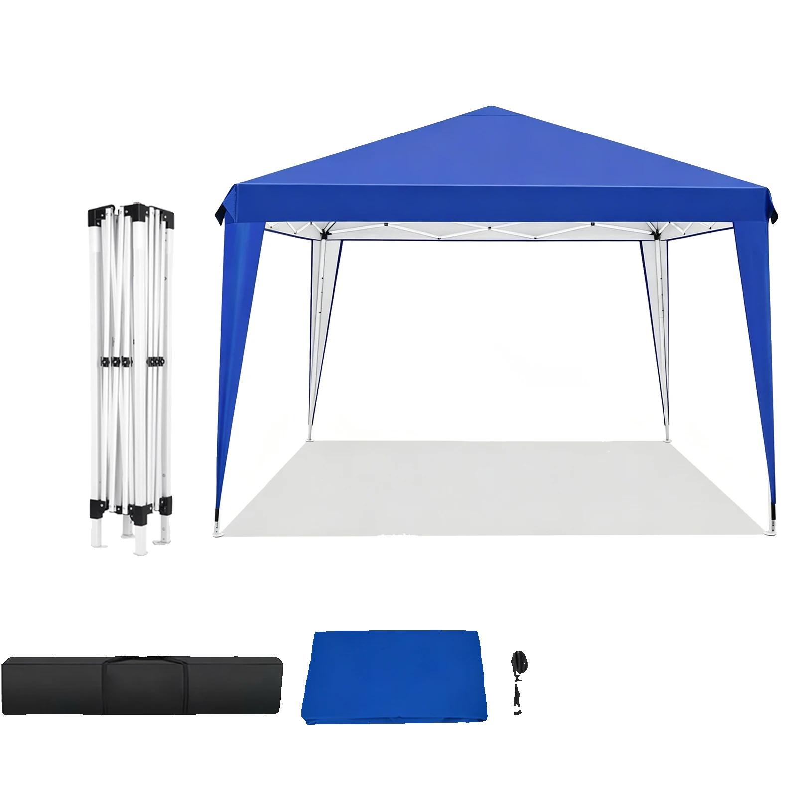 Pavillon, Wasserdichte Überdachung, Uv-schutz, Blau, 33m-a
