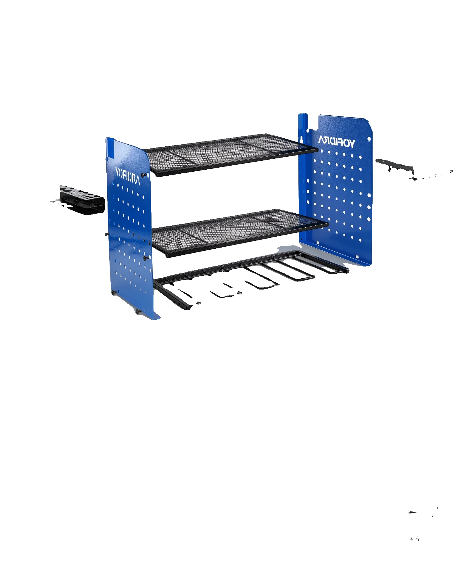Werkzeugorganisator, 3-stufiges Design, Robuste Metallkonstruktion, 42.9x30x22cm