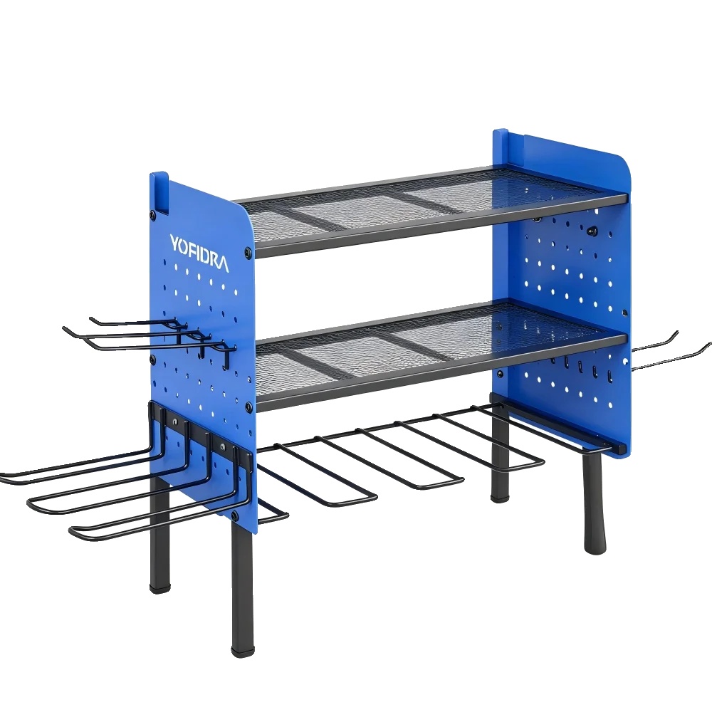 Werkzeugorganisator, 3-stufiges Design, Robuste Metallkonstruktion, 42.9x22x30cm