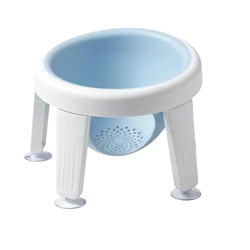 Badewannensitz, Rutschfestes Design, Leicht Zu Reinigen, Blau