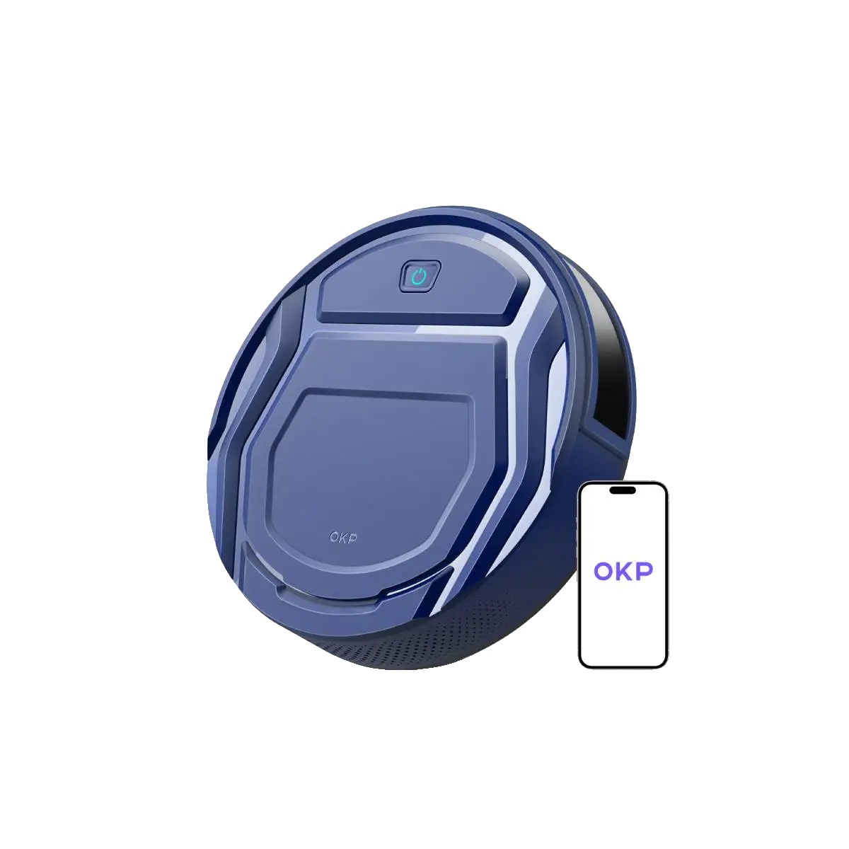 Robotersauger, Saugkraft 2200 Pa, Betriebszeit 120 Minuten, Staubbehälterkapazität 0,5 L, Hepa-filter, Li-ionen-batterie