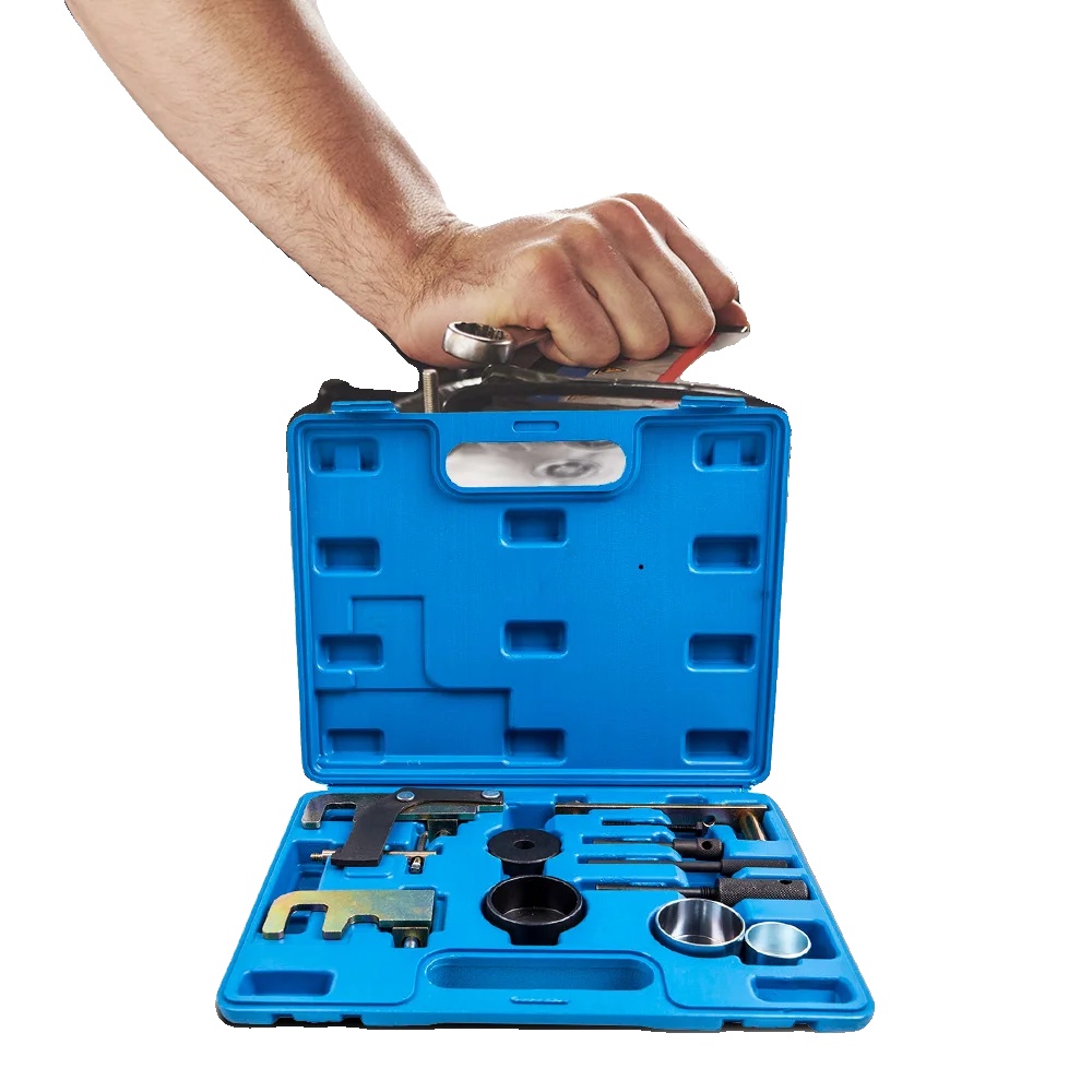Timing-werkzeugset, Hochfester Stahl, Kompakte Box, Renault 1.5l-2.5l Kompatibilität, 8 Essentielle Werkzeuge, Präzisionsgefertigt