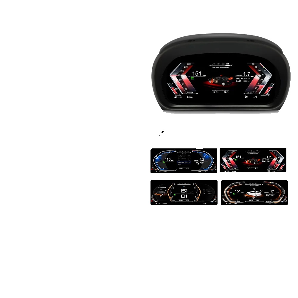 Digitales Dashboard-cluster, Kompatibilität Mit Bmw 3er Serie E90 E91 E92 2005-2012, Lcd-tachometer, E90 E91 E92 Om