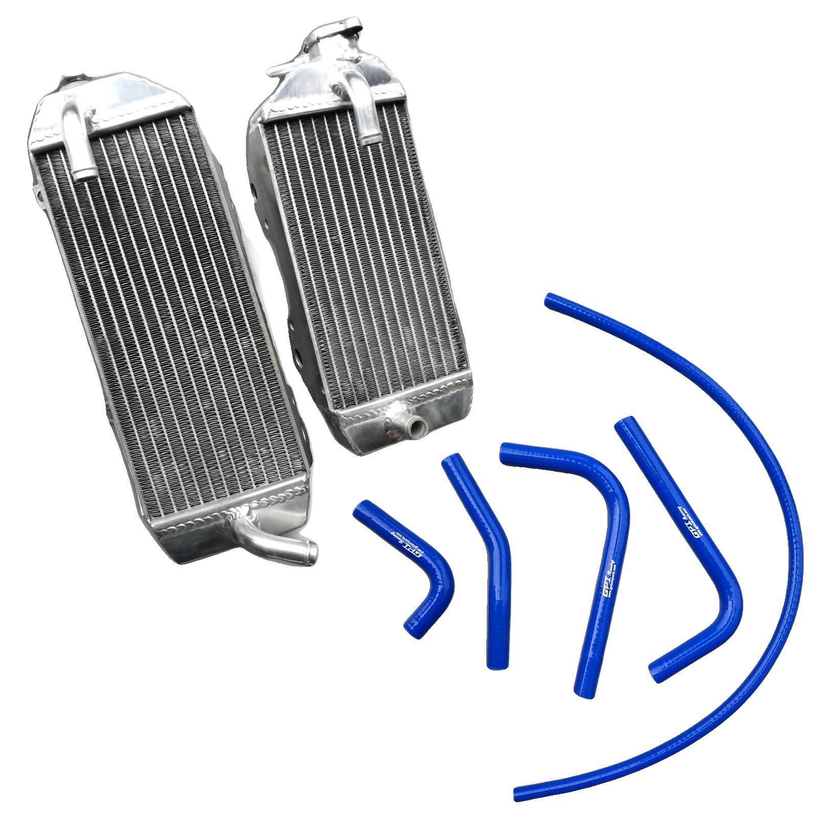 Heizkörper, Aluminiumkonstruktion, Verbesserte Kühlleistung, Blau