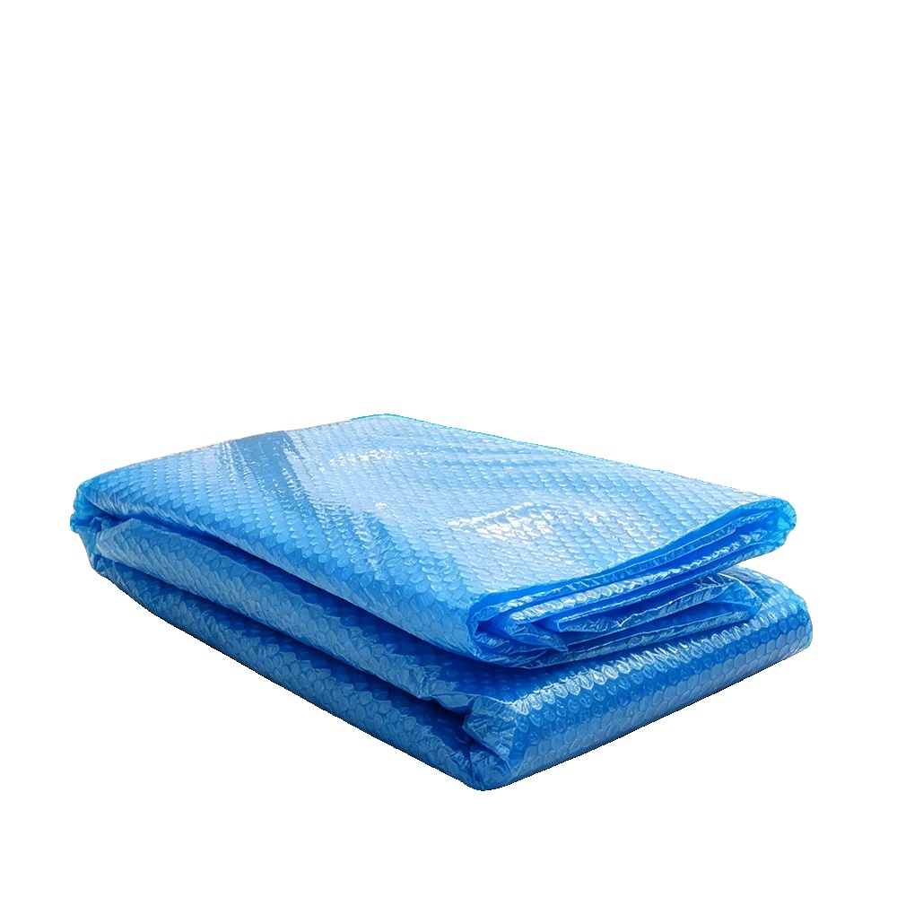 Solar-poolabdeckung, Pe-material, 450 X 220 Cm, Luftkammer-design, Leicht, Reduziert Wasserverdunstung