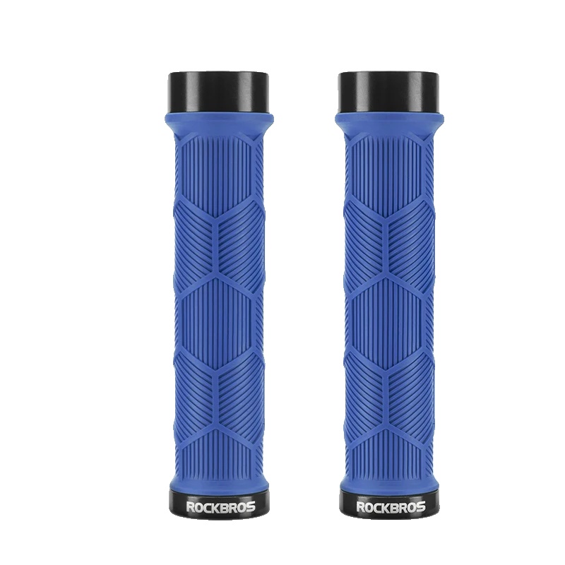 Fahrradlenkergriff, Rutschfestes Silikon, Ultraleichtes Design, Blau