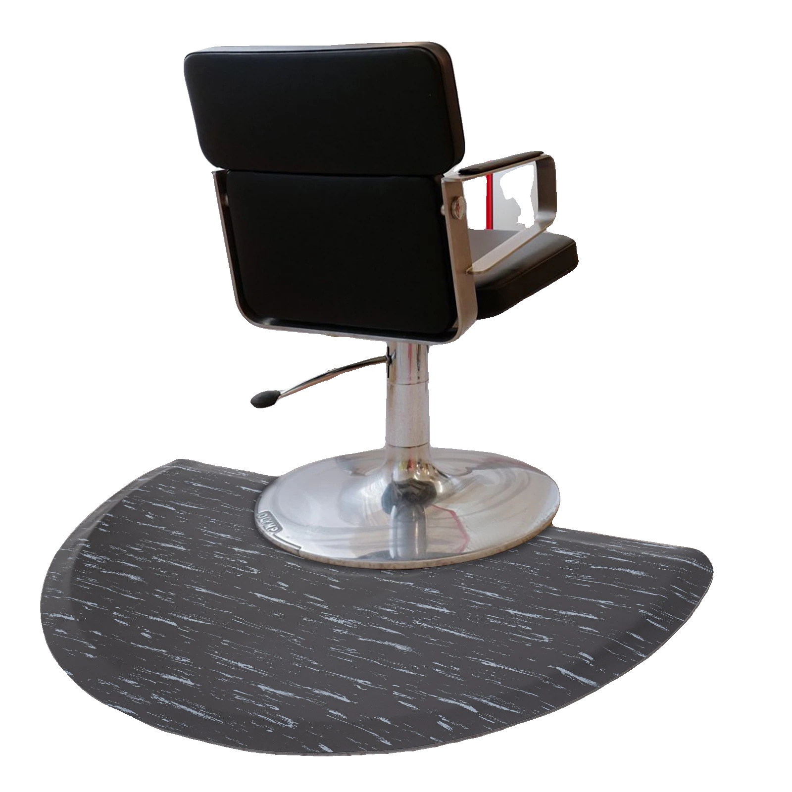 Salonbodenmatte, Pu- Und Pvc-material, 15090cm Abmessungen, Halbrunde Form, 1,6cm Dicke, 64cm Ausschnittdurchmesser