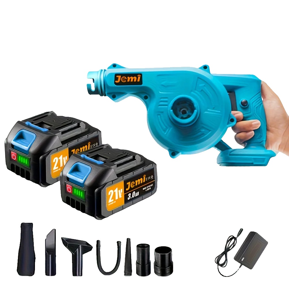 Laubbläser, Zwei-in-eins-funktionalität, Ergonomisches Design, 2x Batterie