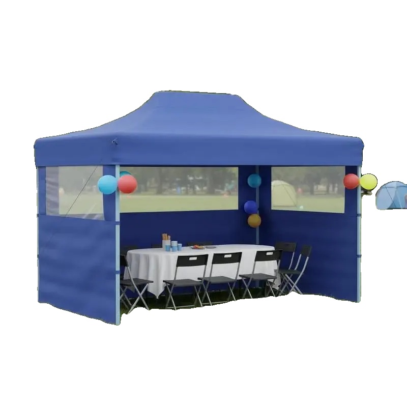 Faltbares Partyzelt, Wasserdicht, Uv-schutz, Blau