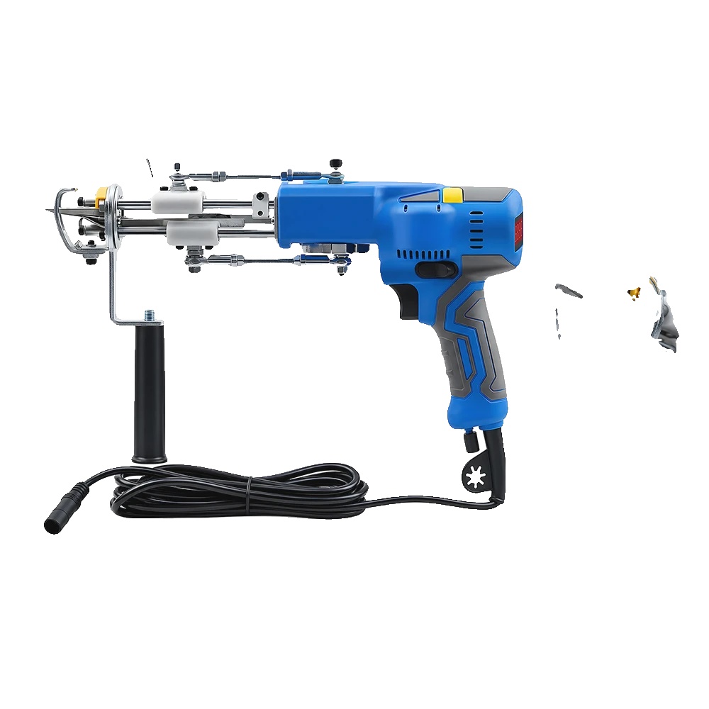 Tufting Gun, 120w Leistung, Einstellbare Geschwindigkeit 1000-6000rpm, Bürstenloser Motor, Eingebaute Led-arbeitsleuchte, Geeignet Für