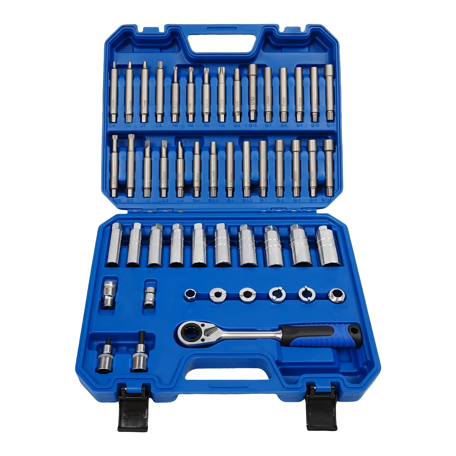 Stoßdämpfer-werkzeugsatz, 50-teiliges Set, Langlebige Konstruktion, Blau