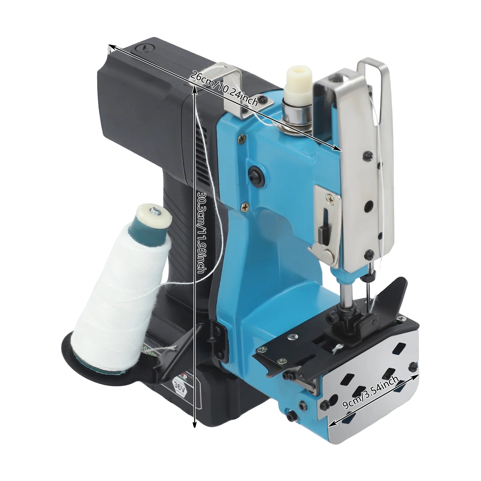 Taschen-nähmaschine, Hochgeschwindigkeit, Tragbares Design, Blau