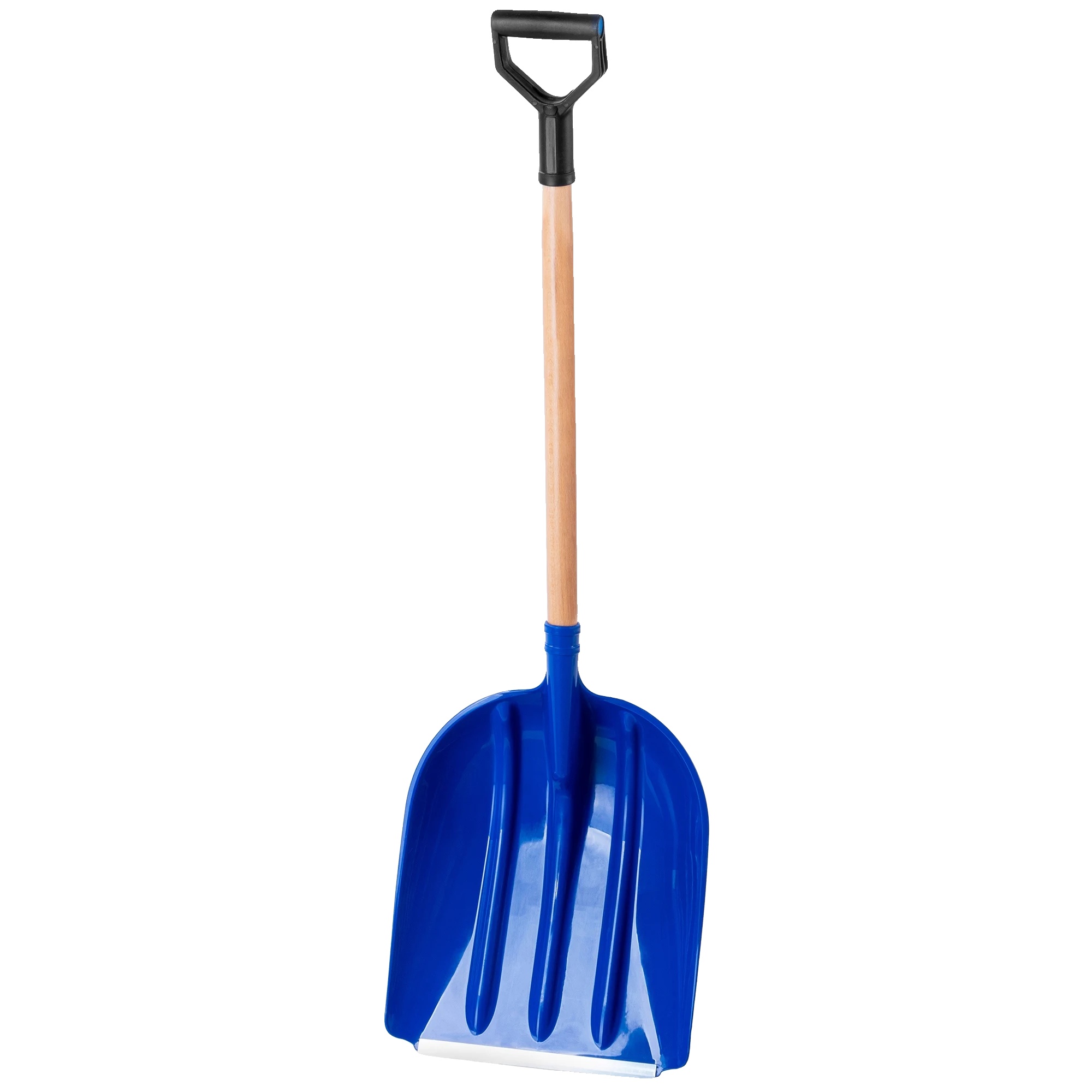 Schneeschaufel, Langlebiges Plastik, 135 Cm Lang, Geeignet Für Schnee Und Sand, Abgerundete Kanten Verhindern Das Auslaufen, Bequemer D-förmiger Griff