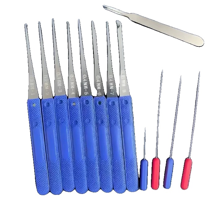 Schlosserei-werkzeugset, Präzisionshaken-spitzen, Ergonomisches Griffdesign, 13 Stück