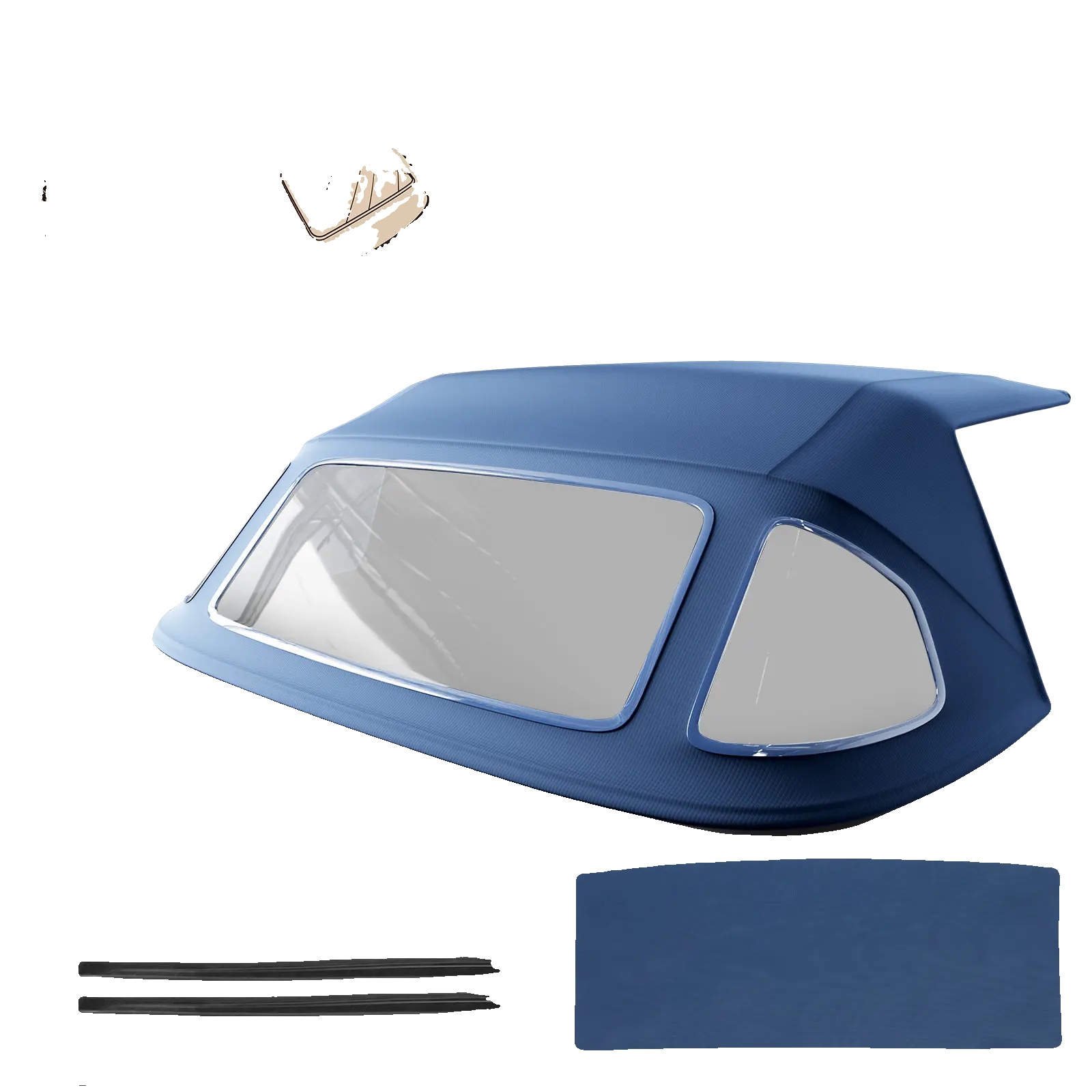 Verdeckabdeckung, Hochwertiges Textil, Passgenau Für Fahrzeugdach, Kompatibel Mit Mercedes-benz Sl R107, Austauschteilnummer: Mbz1074651-651,