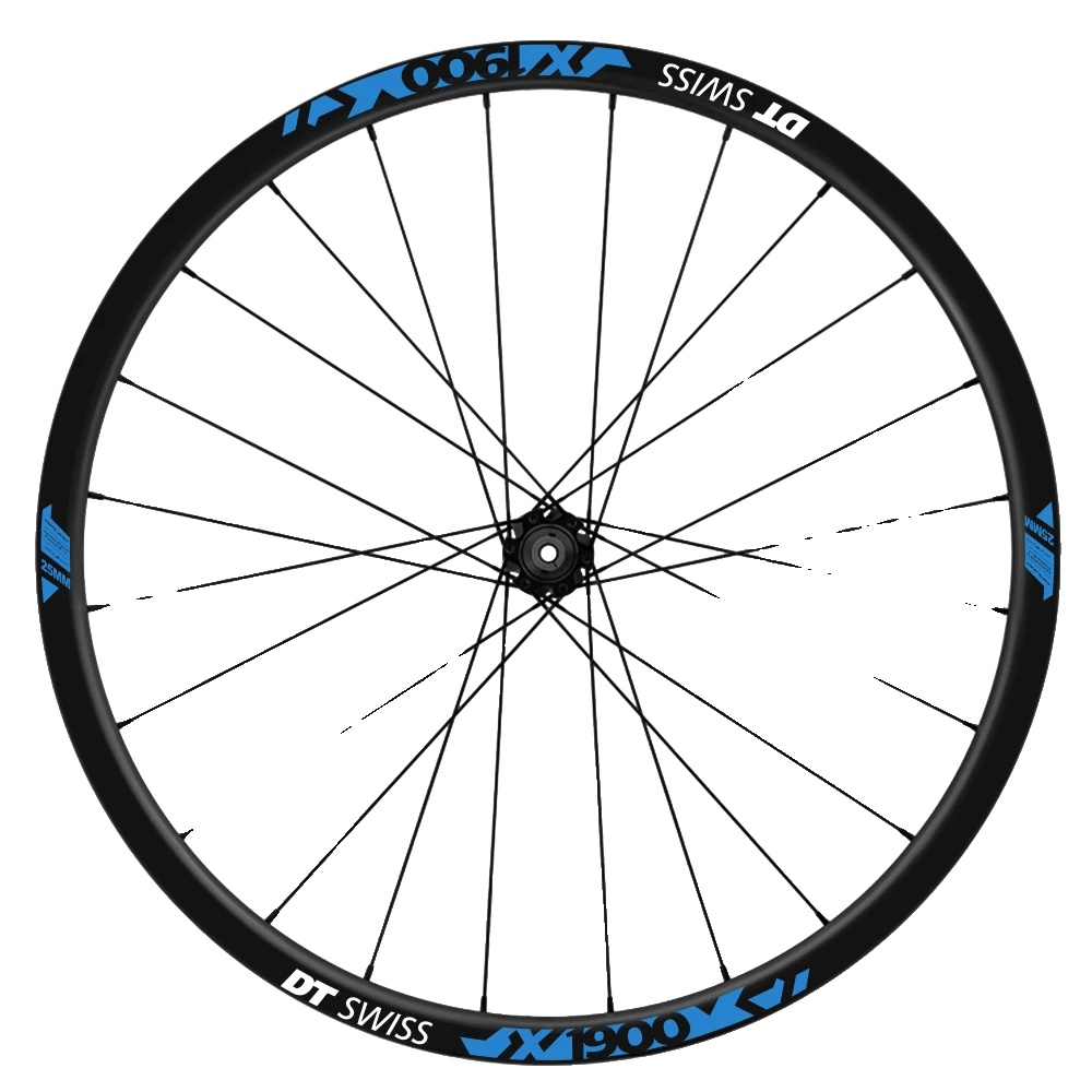 Radaufkleber, Anpassbar, Langlebiges Vinyl, Blau 517