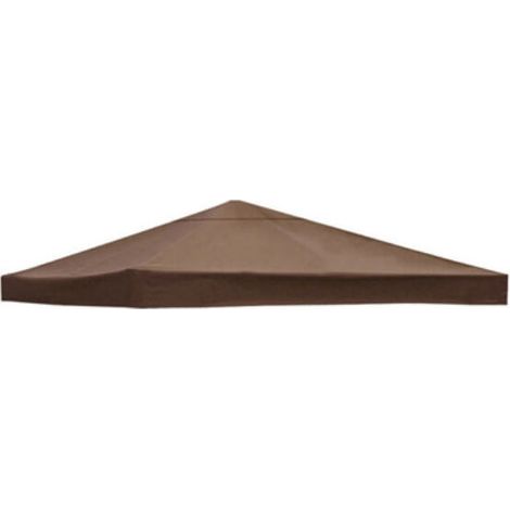Ersatzbezug Für 300 Cm X 300 Cm Pavillonmarkise – Wasserdichtes 300d-polyestergewebe – Sonnen- Und Regenschutz