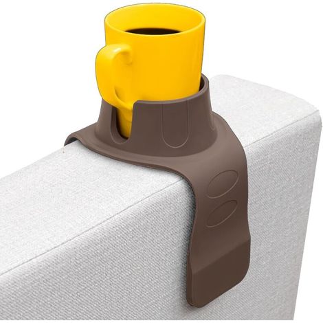 Getränkehalter Für Sofa - Silikon-armlehnenablage - Untersetzer Für Relaxsofas (braun)