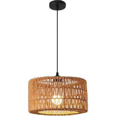 Kreativer Kronleuchter Aus Hanfseil – Ideal Für Wohnzimmer, Esszimmer, Küche, Schlafzimmer – Braun