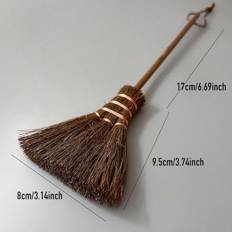 Mini-brauner Palmenbesen, Mini-tastaturreiniger, Besen, Mini-schreibtischreinigungsbürste, Kleiner Tischbesen, Kehrbürste Für Auto, Büro, Tastatur, Arbeitsplatte