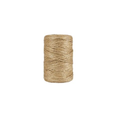 Natürliches 3-strängiges Juteseil, Braunes Dekoseil, 3 Mm, 100 M