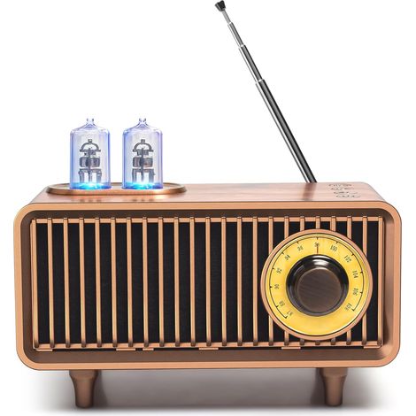 Retro-vintage-bluetooth-lautsprecher Mit Sattem Bass Und Bluetooth 5.1 – Tragbar Für Zuhause, Büro Und Gartenpartys – Kompatibel Mit Iphone Und Android