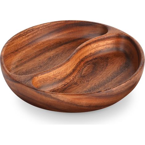 Schneidebrett Aus Holz, Käsebrett, Dekobrett, Aufbewahrungsbox Aus Holz, Runde Zuckerdose, Obstschale, Salatschale, Vorspeisenschale, Nussdose
