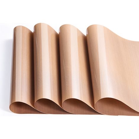 Set Mit 4 Pergamentpapierbögen, Antihaftbeschichtet, Hitzebeständig, Als Ofenhandschuhe Geeignet, Wiederverwendbar, Glatte Oberfläche, 40 × 40 Cm