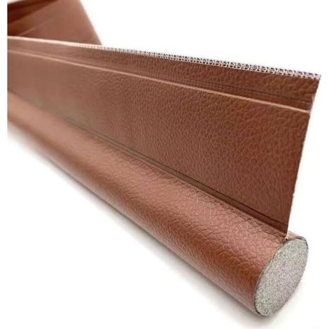 Türzugabweiser Unten - Einseitig Verstellbar - 33 Cm - Zur Kühlung Und Geräuschreduzierung (braun)