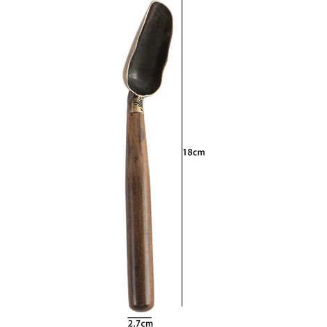 Vintage-teelöffel Aus Metall Mit Holzgriff, Multifunktionaler Kaffeelöffel, Teelöffel, Messlöffel, Küchenutensil Für Tee