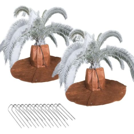 Wurzelschutz Aus Aluminium Für Pflanzen – Verhindert Frostschäden – 1 Stück – Braun, 28 × 30 × 4 Cm