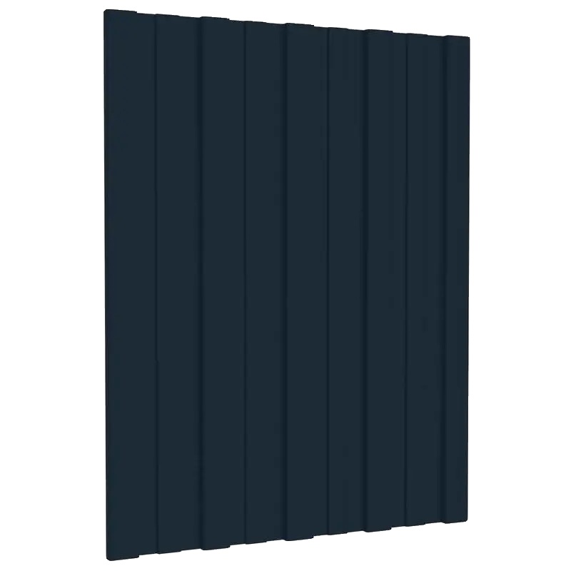 Dachpaneele, Langlebender Verzinkter Stahl, Wetterbeständiges Design, Braun36pcs60x45cm