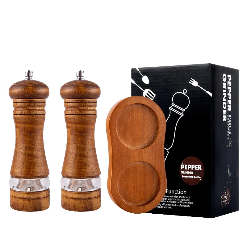 Manuelle Pfeffermühle, Umweltfreundliche Materialien, Keramikkern, 3pcs