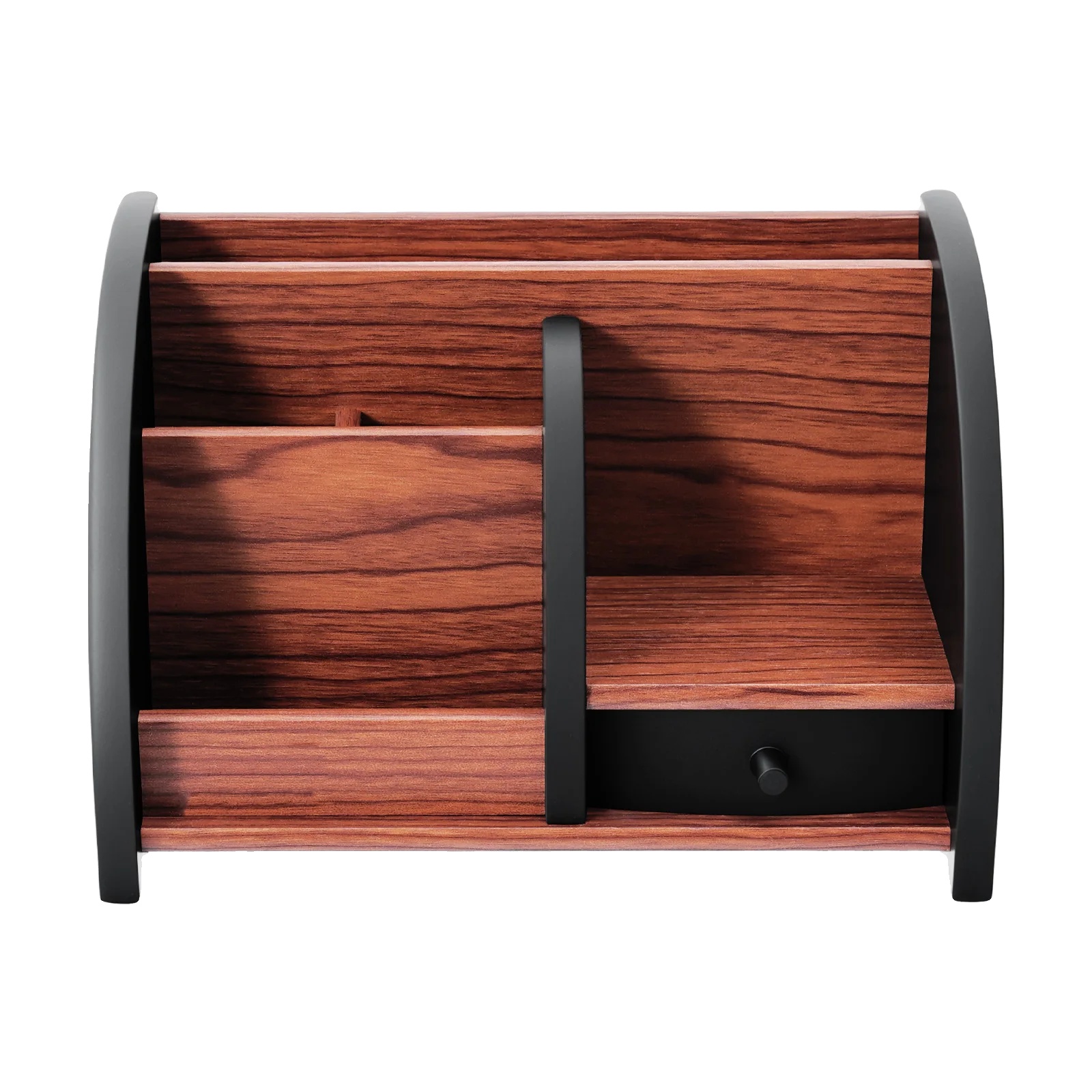 Stifthalter, Mehrfachfach-design, Langlebiges Holzmaterial, Burlywood