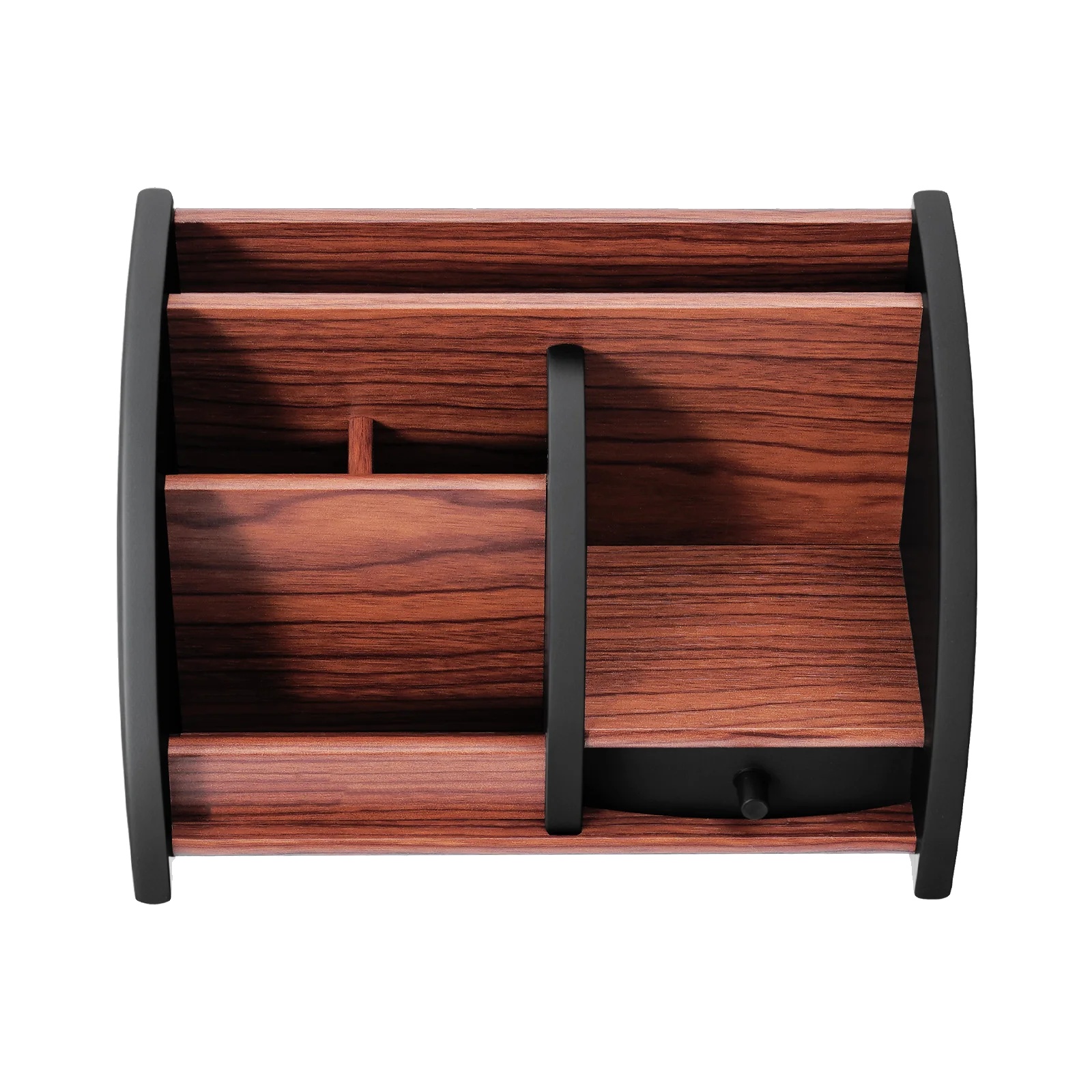 Stifthalter, 5 Fächer, Langlebiges Holzdesign, Holz