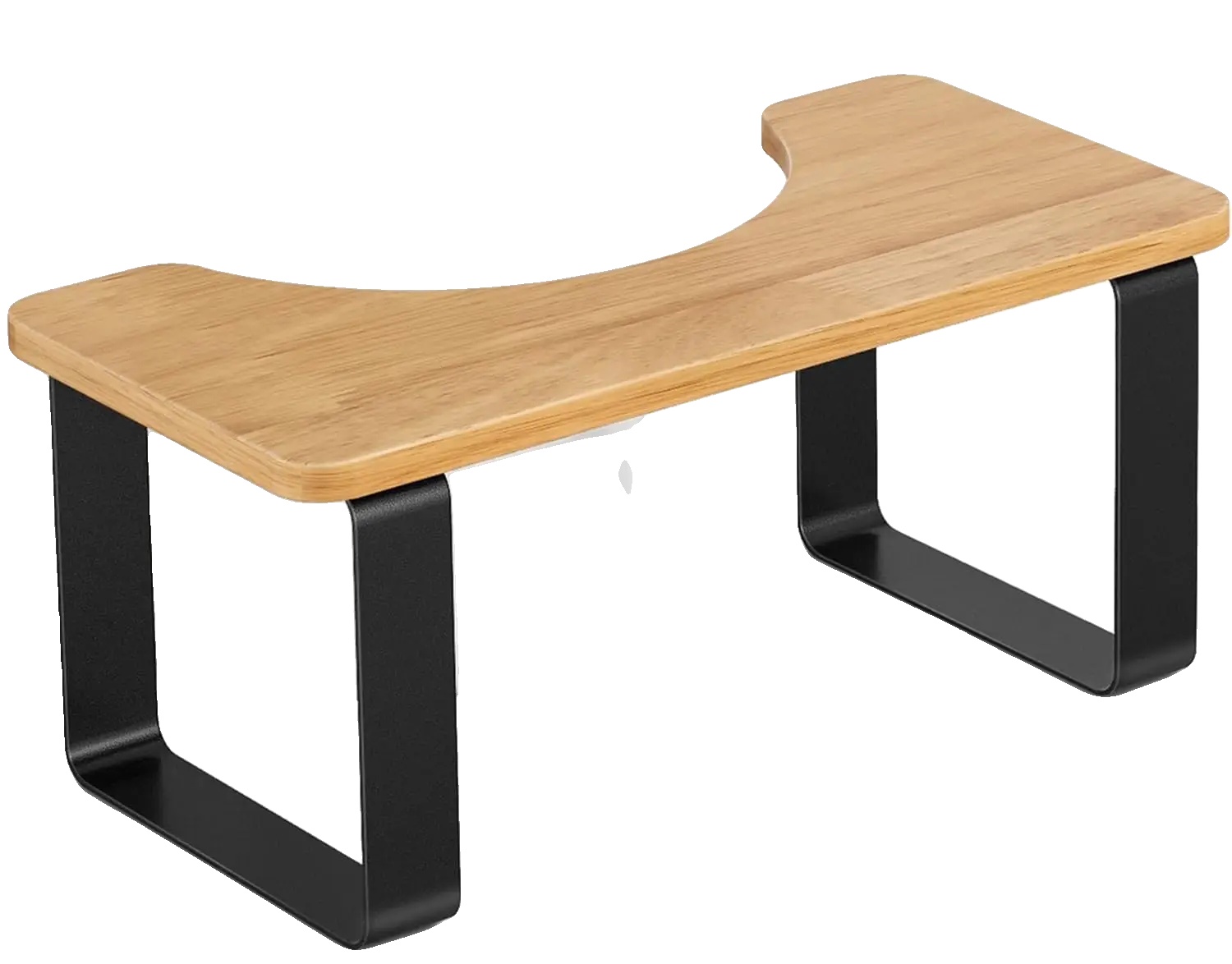 Toilettenhocker, Metall Und Holz, Höhe: 18 Cm, Länge: 38,5 Cm, Tiefe: 21 Cm, Gewicht: 1,6 Kg