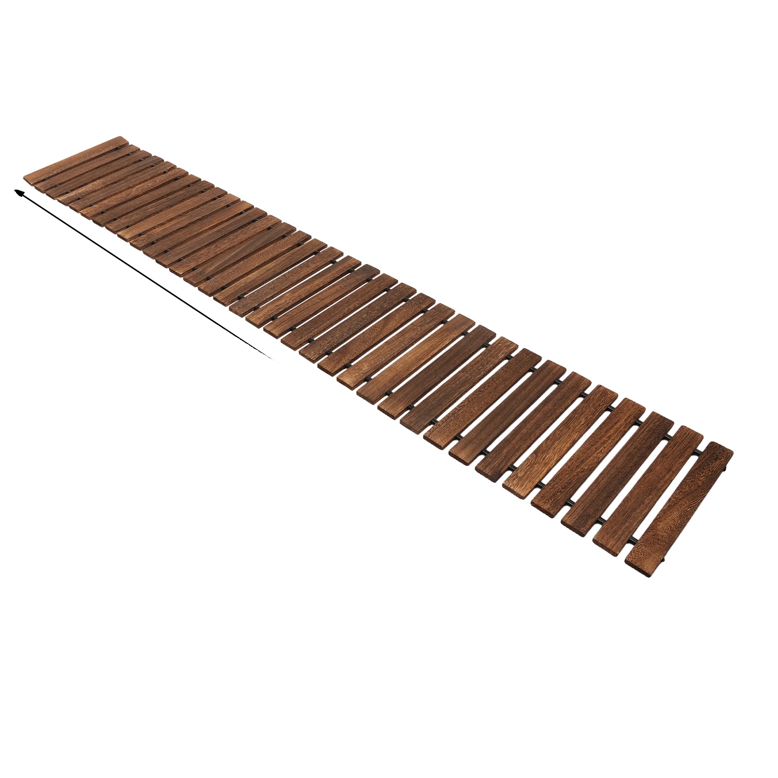 Gartenweg, Langlebige Holzbauweise, Elegantes Design, Braun