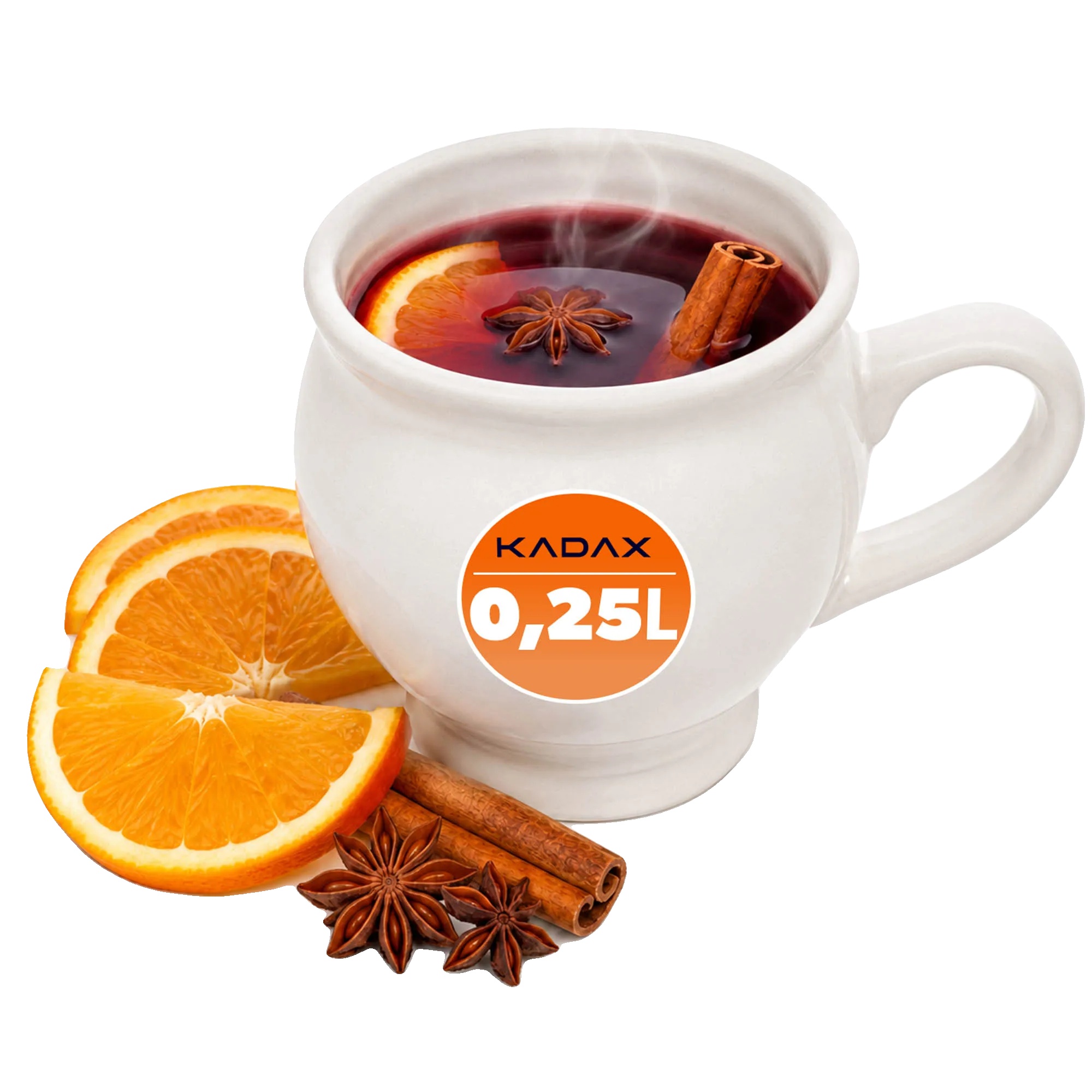 Steingutbecher, 250ml Fassungsvermögen, Lebensmittelsicherheitszertifizierung, Braun
