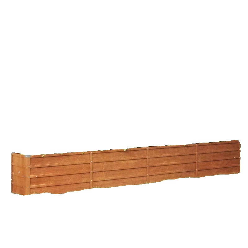 Hochbeet, Cortenstahl, 320 Cm Länge, 40 Cm Breite, 45 Cm Höhe, Wetterfeste Oberfläche