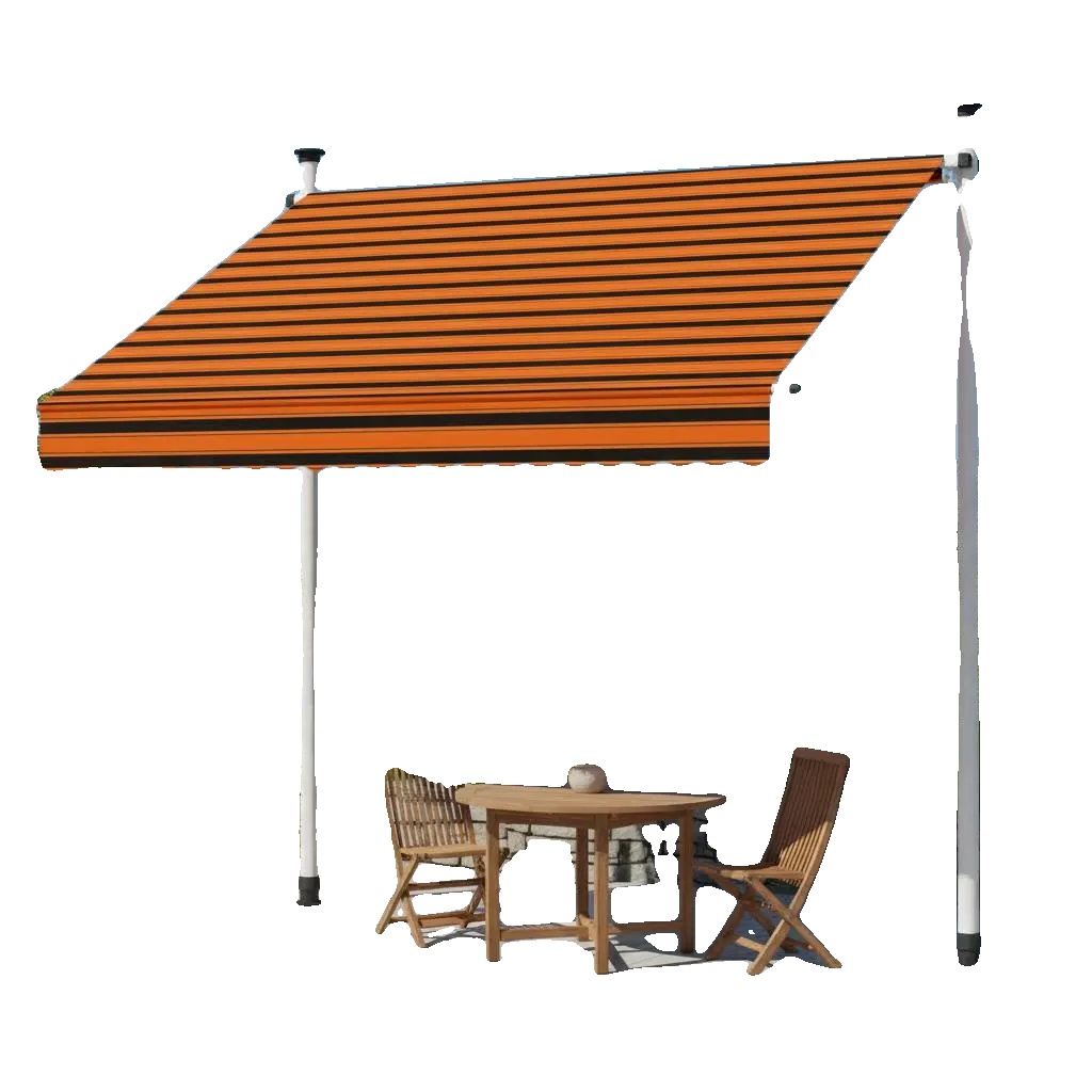 Ausziehbare Markise, 200 Cm Breite, Wasserabweisend, Einfach Zu Installieren, Kurbelbetrieb, Geeignet Für Terrasse/balkon