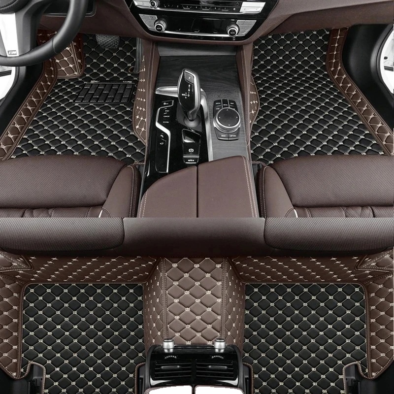 Auto Fußmatten, Maßgeschneiderte Passform, Wasserdichtes Design, 3 Stück Fußmatte-16, Rechtslenker-b