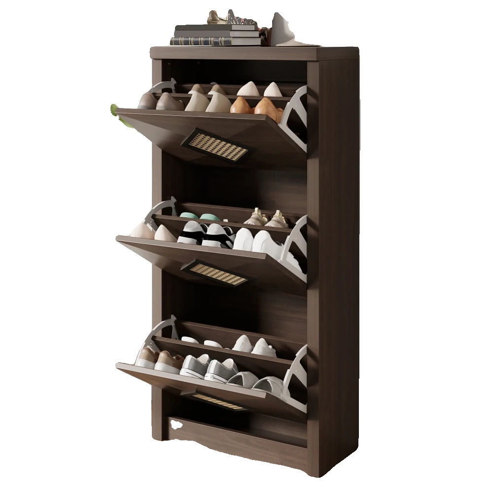 Schuhschrank, Vintage-design, Platzsparende Aufbewahrungslösung, Cqy-wie Abgebildet